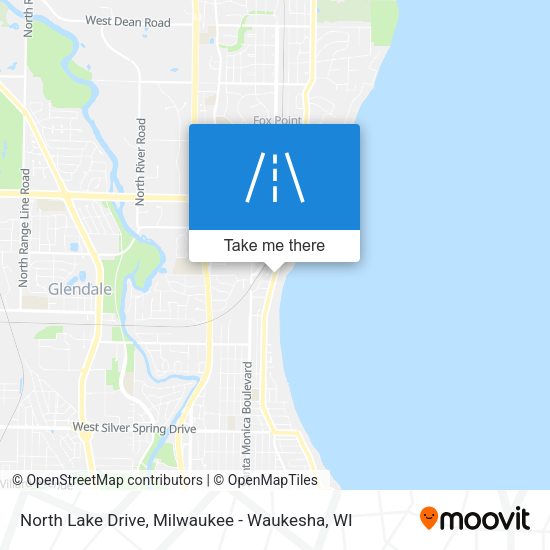 North Lake Drive map