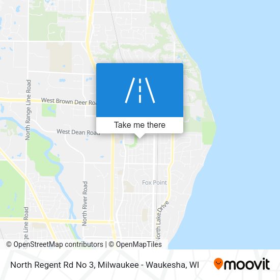 North Regent Rd No 3 map