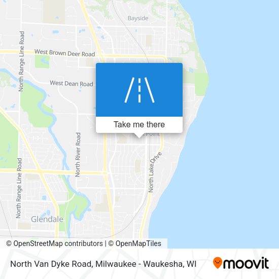 North Van Dyke Road map