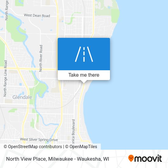 North View Place map