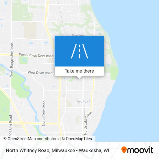 North Whitney Road map
