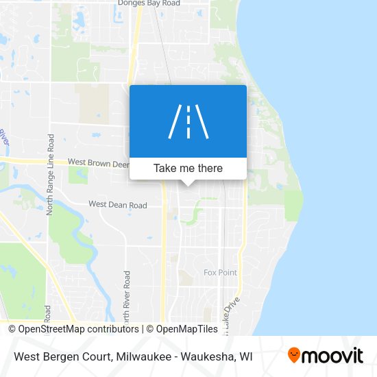 West Bergen Court map