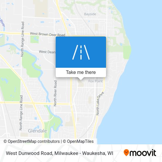 West Dunwood Road map
