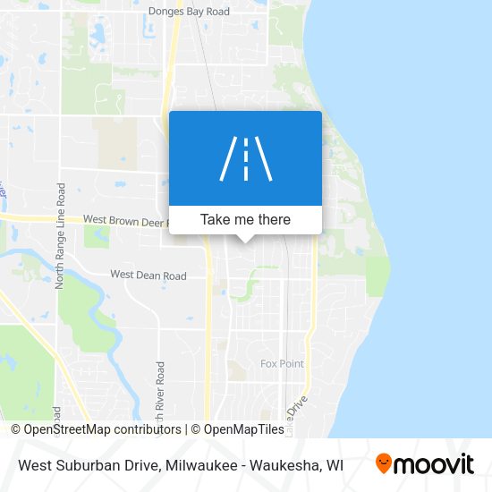 West Suburban Drive map
