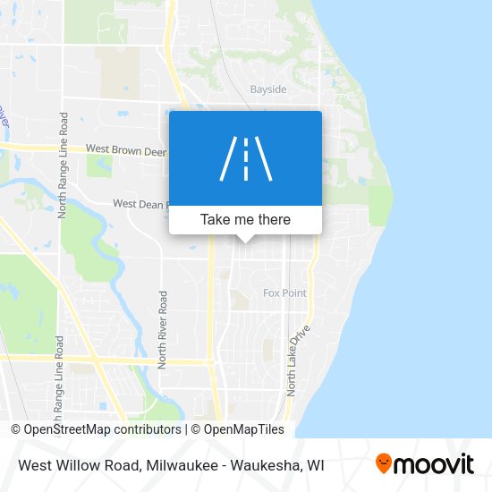West Willow Road map