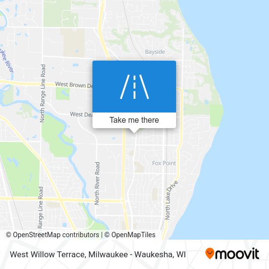 West Willow Terrace map