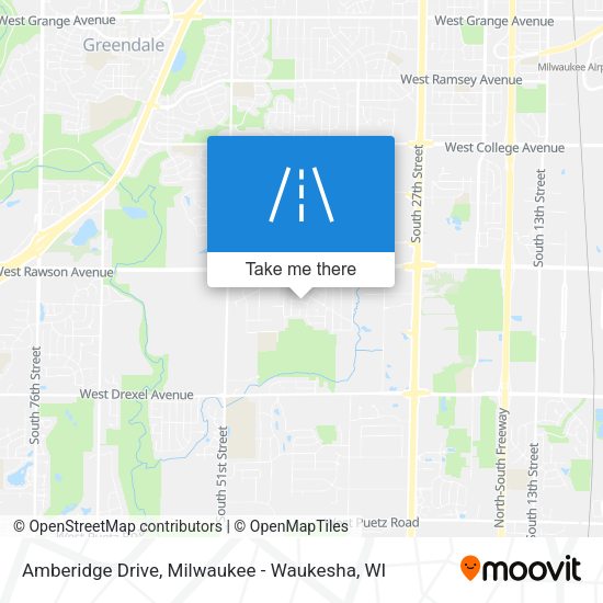 Amberidge Drive map