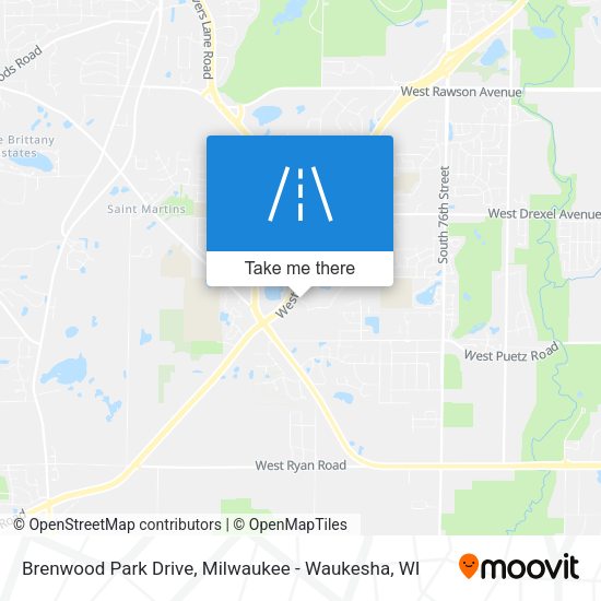 Brenwood Park Drive map