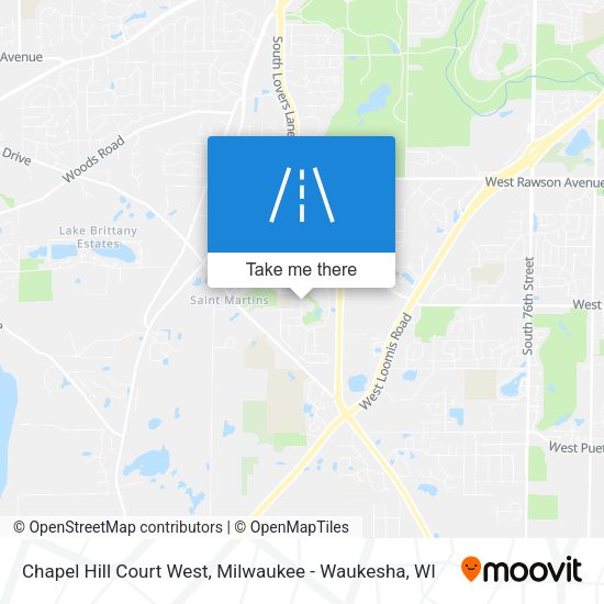 Mapa de Chapel Hill Court West