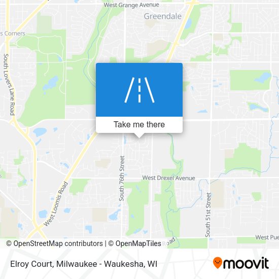 Elroy Court map