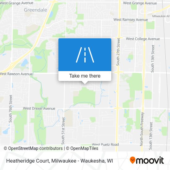 Mapa de Heatheridge Court