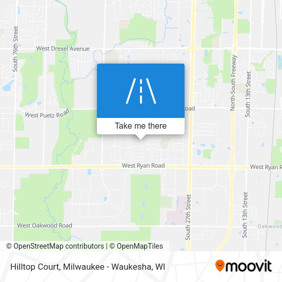 Hilltop Court map