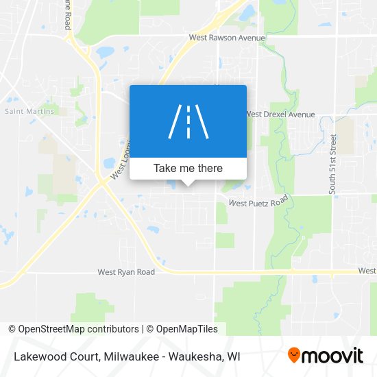 Lakewood Court map