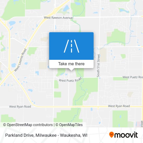 Parkland Drive map