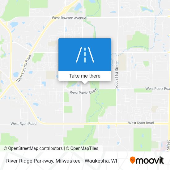 Mapa de River Ridge Parkway