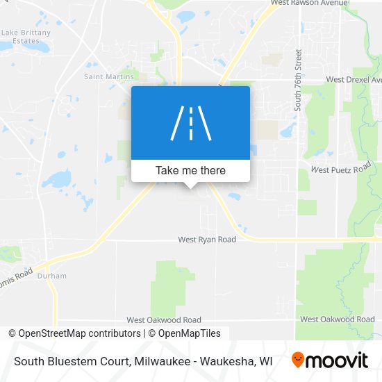 South Bluestem Court map