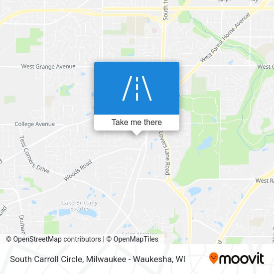 Mapa de South Carroll Circle