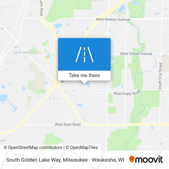 Mapa de South Golden Lake Way