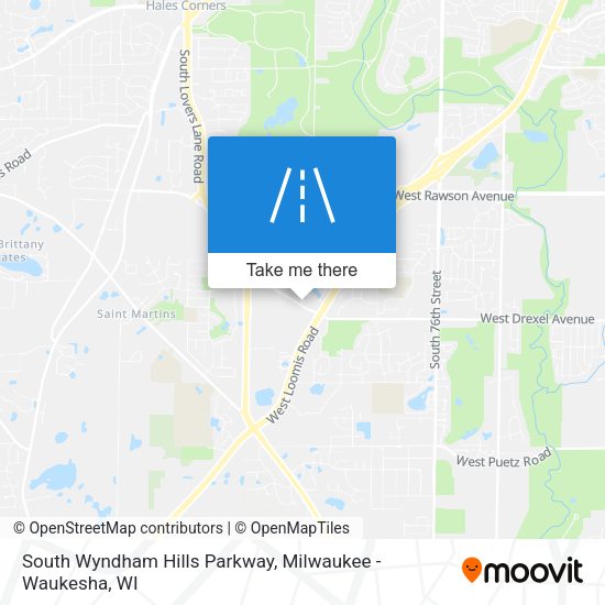 South Wyndham Hills Parkway map