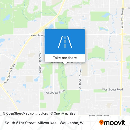 Mapa de South 61st Street