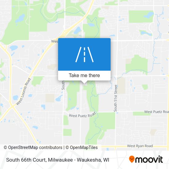 Mapa de South 66th Court