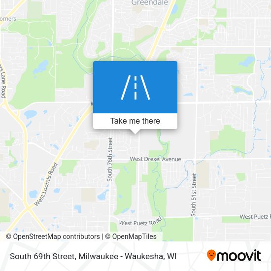 Mapa de South 69th Street