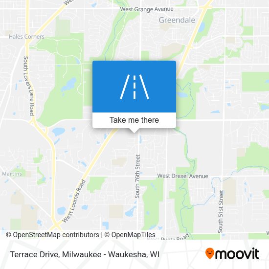 Terrace Drive map