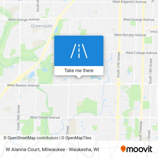 W Alanna Court map
