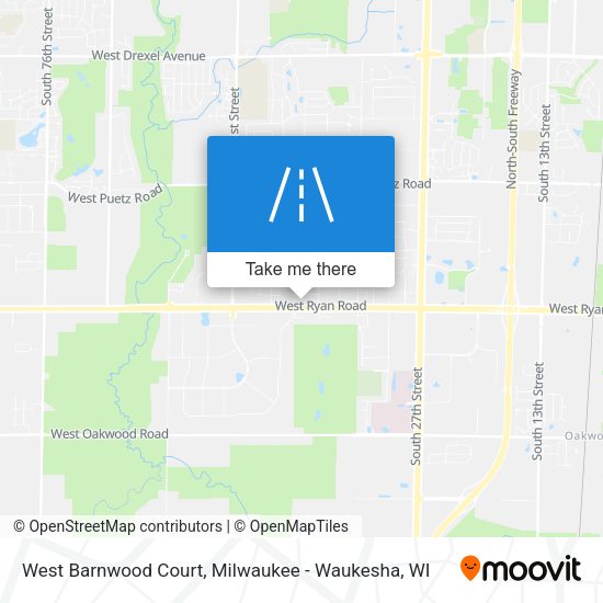 West Barnwood Court map