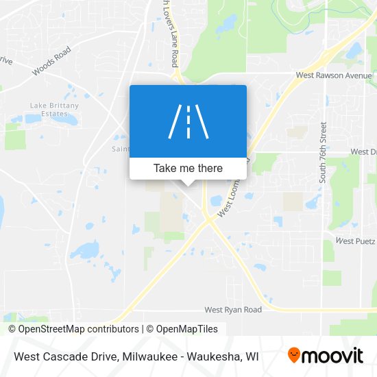 Mapa de West Cascade Drive