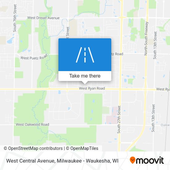 Mapa de West Central Avenue