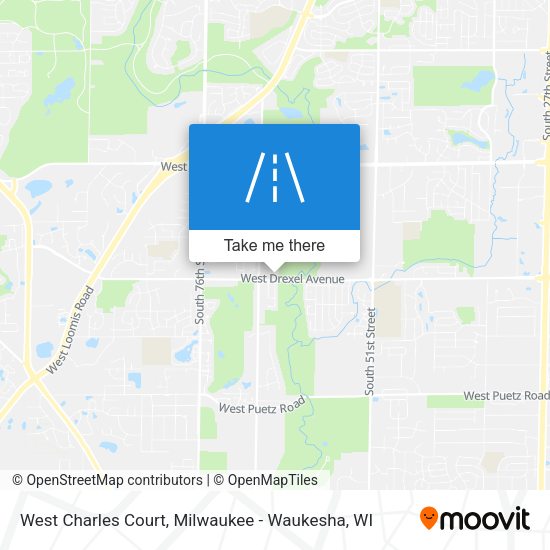 Mapa de West Charles Court