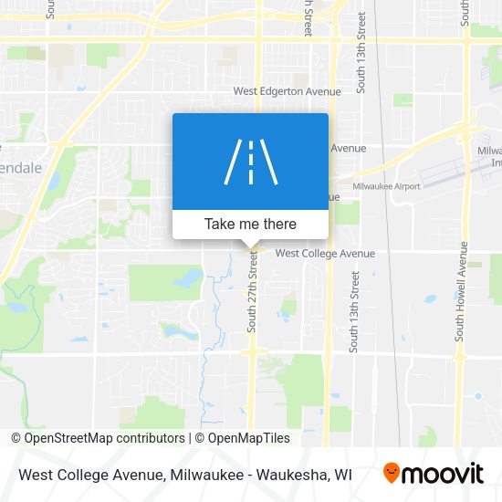 West College Avenue map
