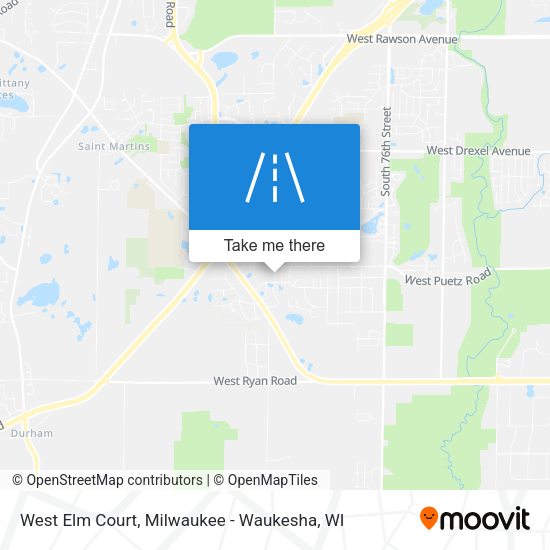 West Elm Court map
