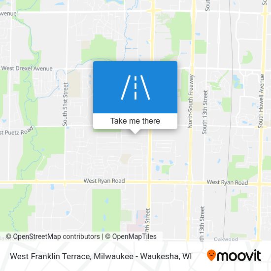 Mapa de West Franklin Terrace