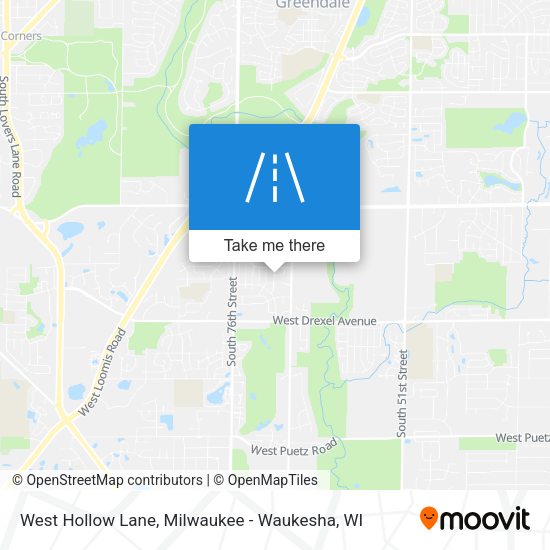 Mapa de West Hollow Lane