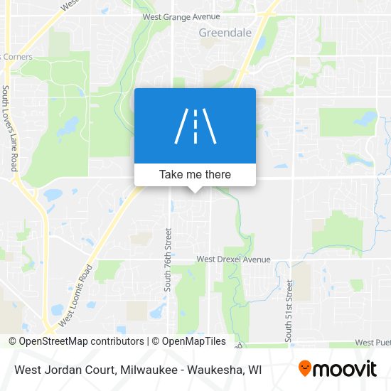 Mapa de West Jordan Court