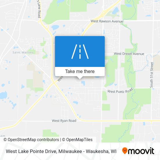 West Lake Pointe Drive map