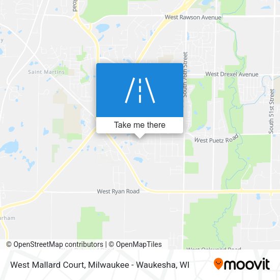 Mapa de West Mallard Court