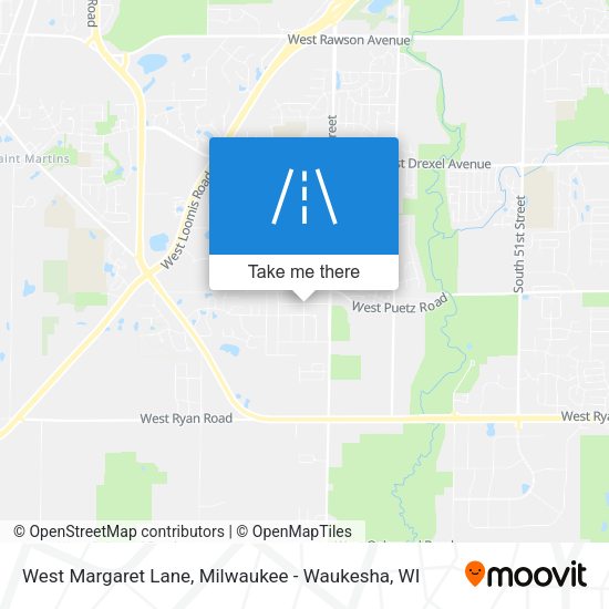 Mapa de West Margaret Lane