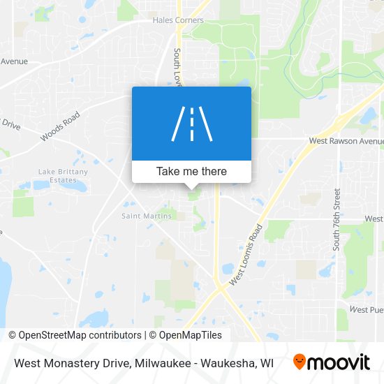 Mapa de West Monastery Drive