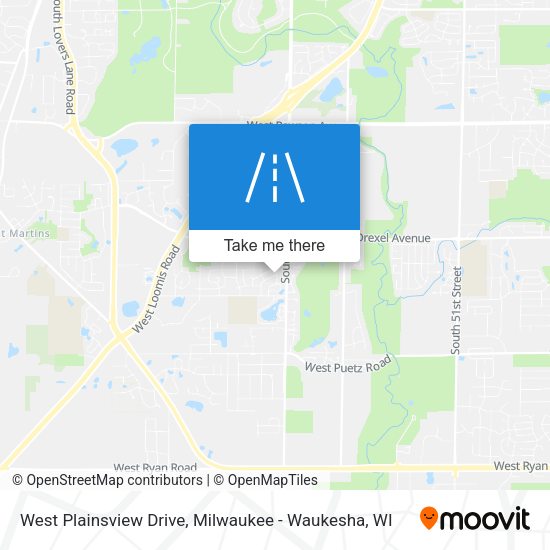 Mapa de West Plainsview Drive
