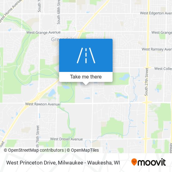 Mapa de West Princeton Drive