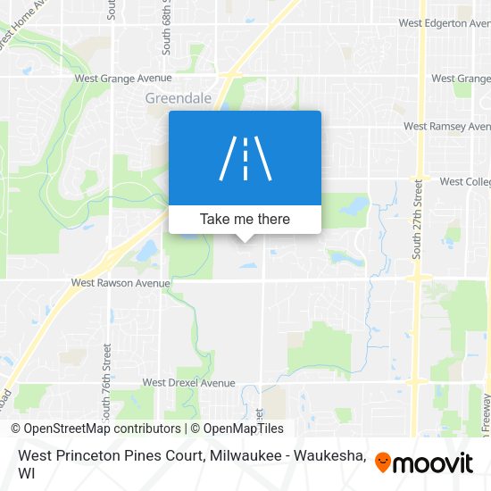 Mapa de West Princeton Pines Court