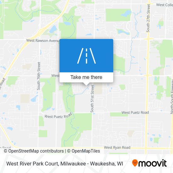 West River Park Court map