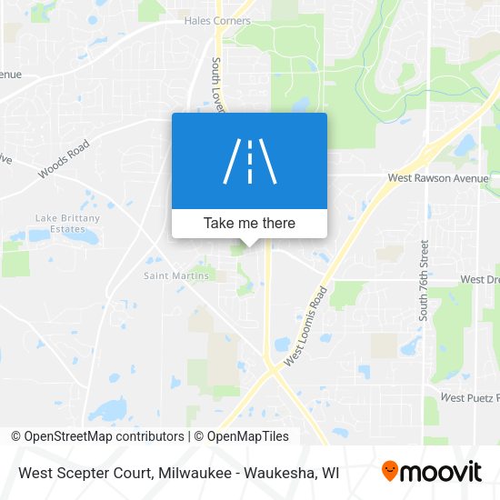 West Scepter Court map