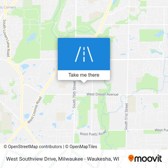 Mapa de West Southview Drive