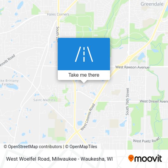 Mapa de West Woelfel Road