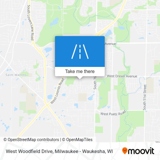 Mapa de West Woodfield Drive
