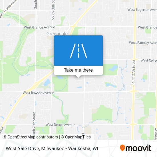 Mapa de West Yale Drive